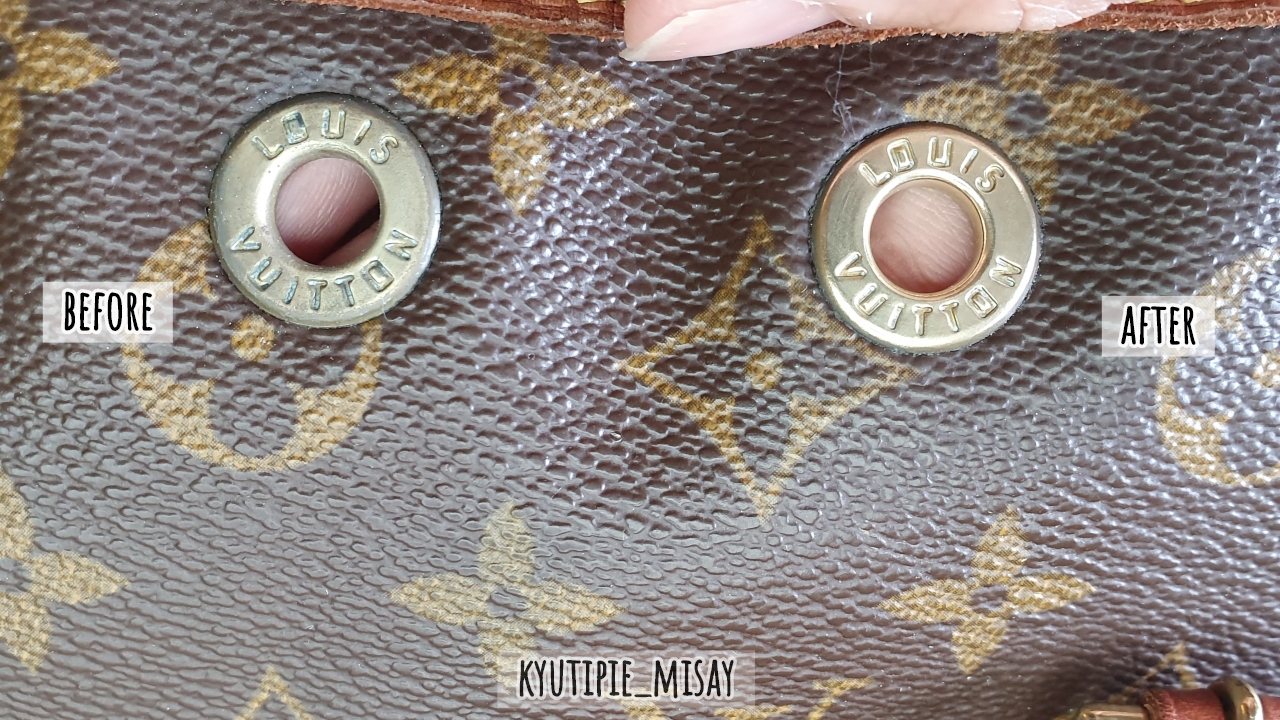 How to Clean Vintage Louis Vuitton Mini Montsouris – Kyutipie_Misay