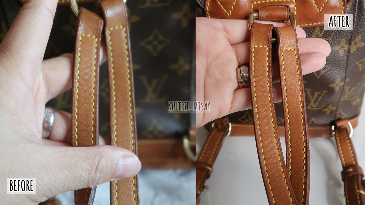 How to Clean Vintage Louis Vuitton Mini Montsouris – Kyutipie_Misay